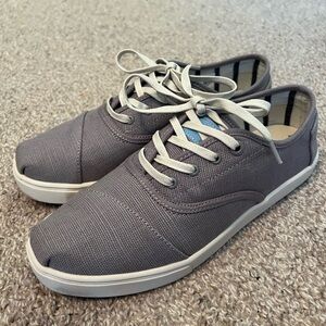 Gray Canvas Women’s Toms Shoes